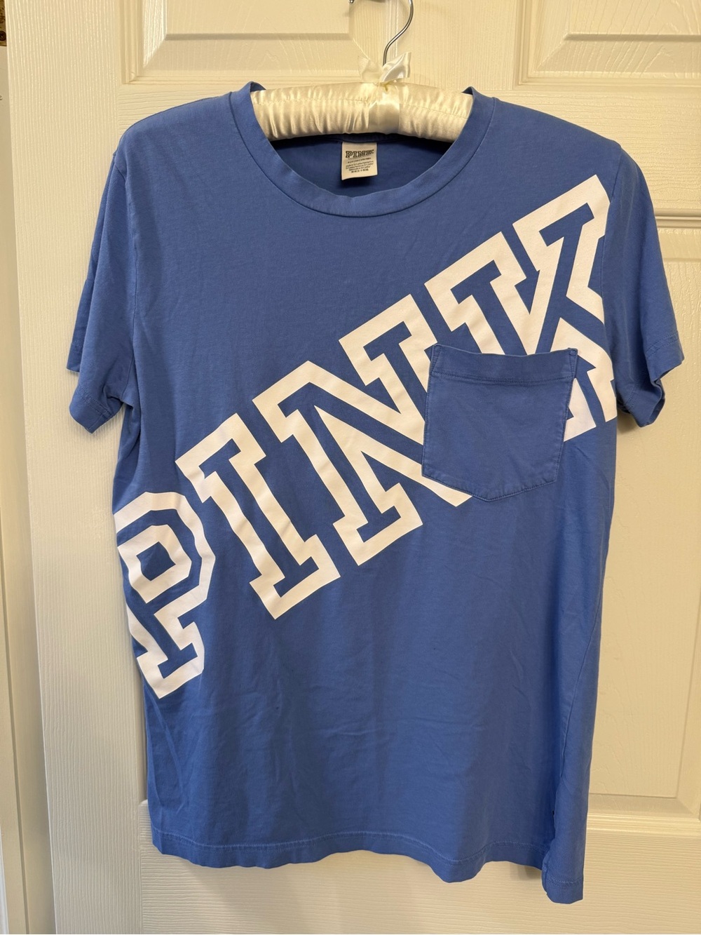 PINK Victoria's Secret Oversized boyfriend tee - blue